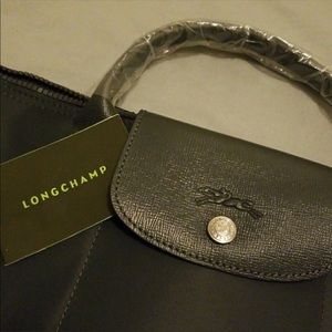 LONGCHAMP NEO AUTHENTIC GRAPHITE MEDIUM SIZE